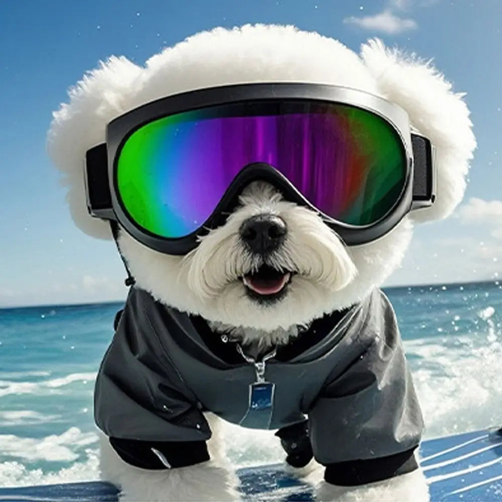 Summer Style Dog Goggles Adjustable Strap UV Protection