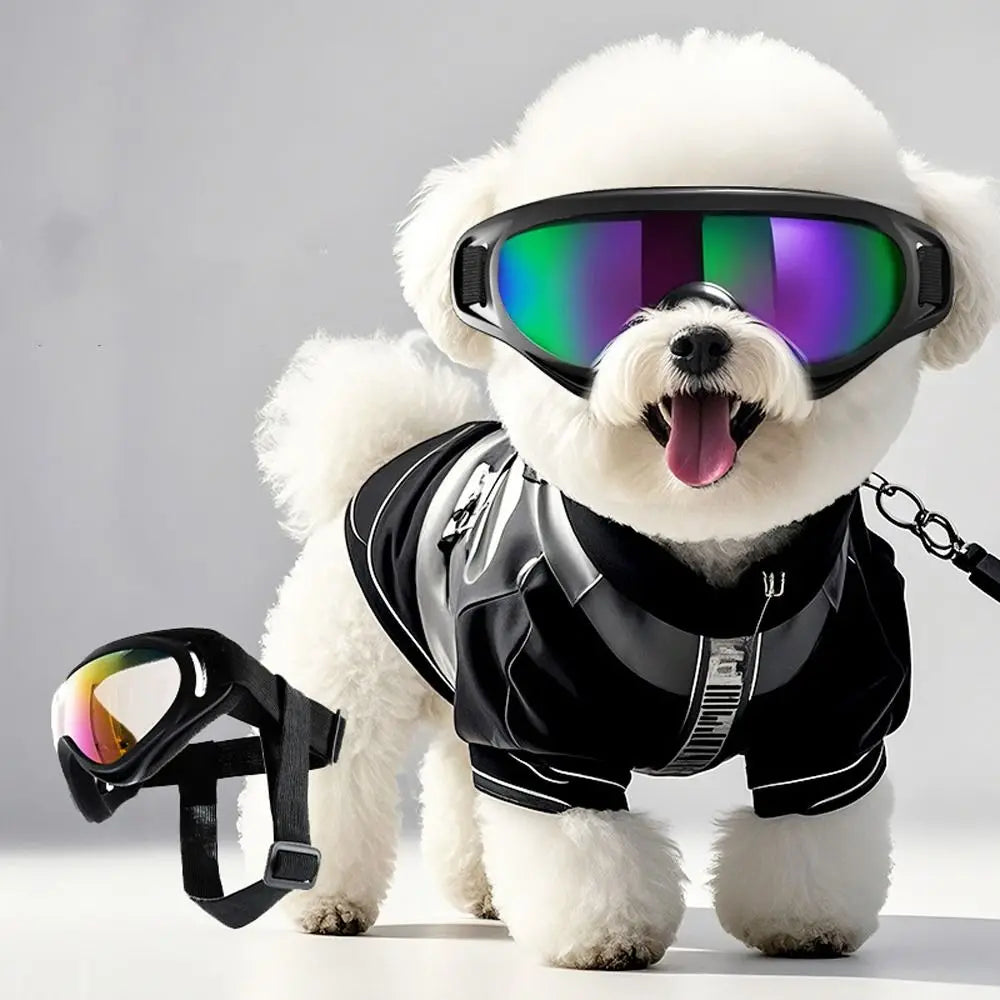 Summer Style Dog Goggles Adjustable Strap UV Protection