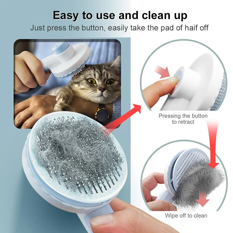 Cat Brush Pet Grooming Brush for Cats Remove Hairs