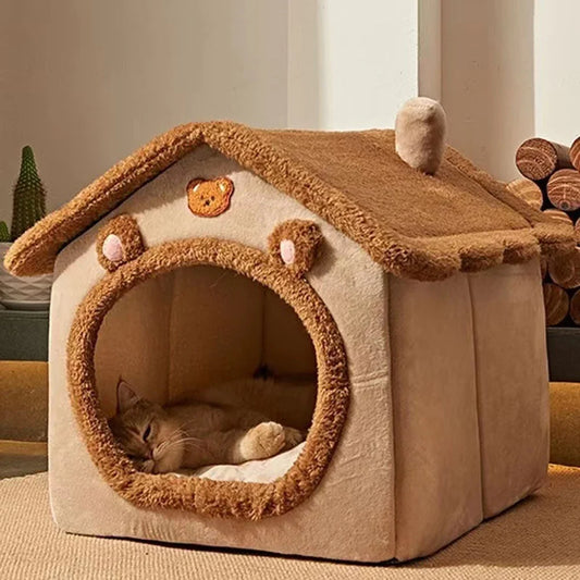 1PC Four Season Universal Enclosed Pet Bed